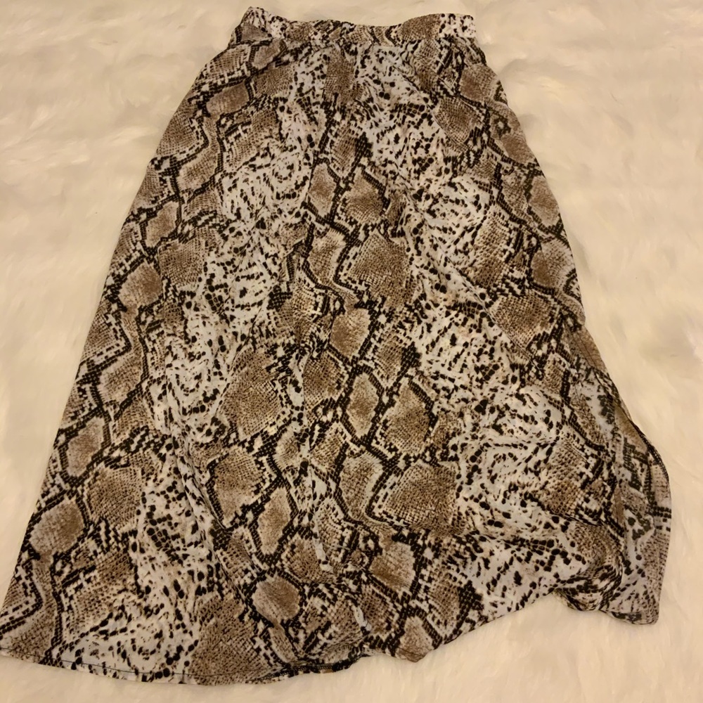 Snake skin skirt